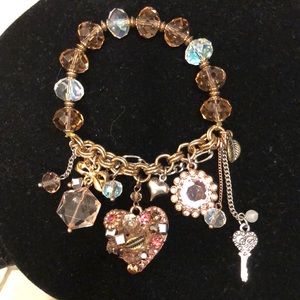 Betsey Johnson stretch charm bracelet